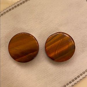 Tigers eye 22mm - 7/8inch double flare plugs